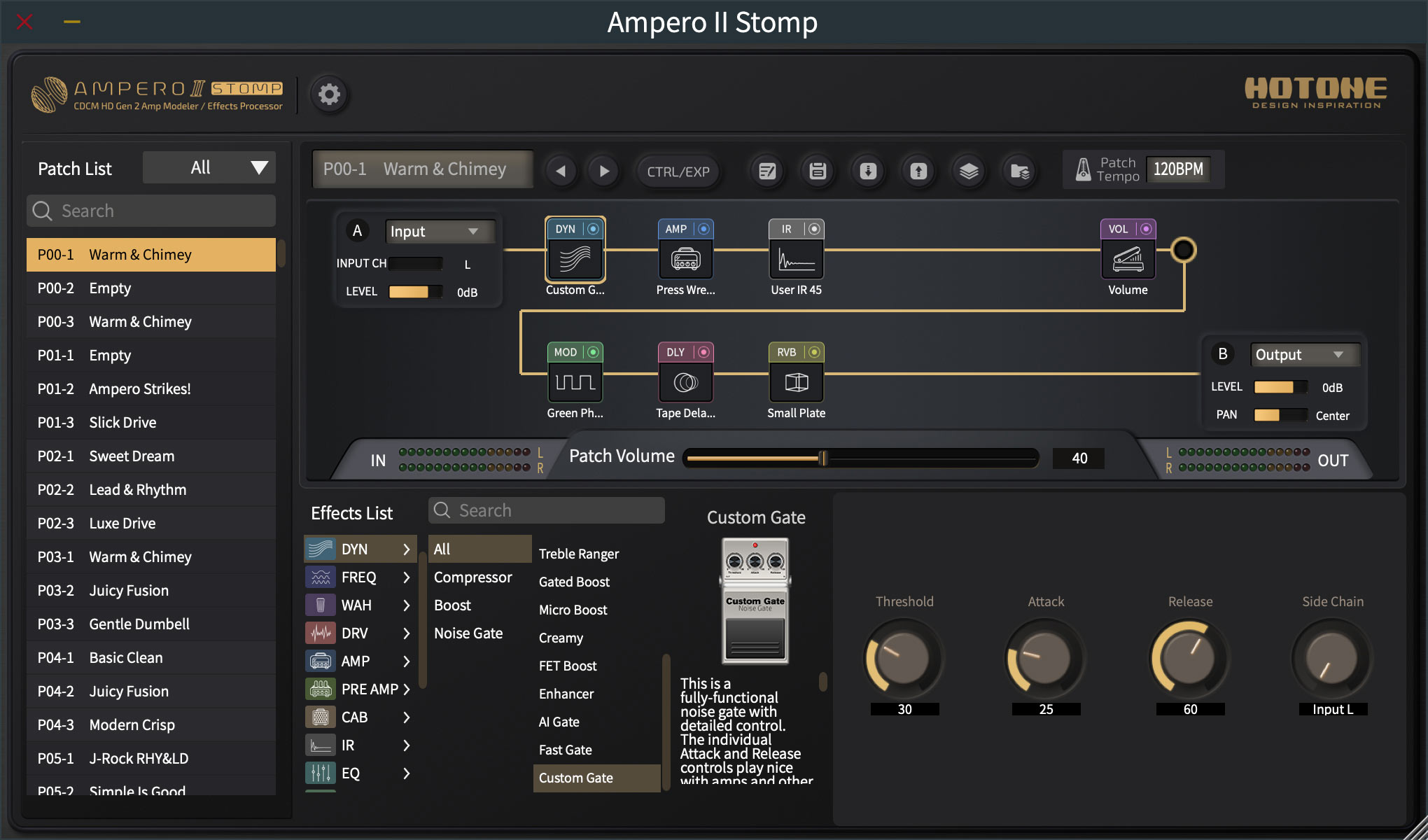 AmperoⅡStomp Editor