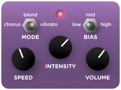 strymon UltraViolet Sample Setting - Flutter Vibe