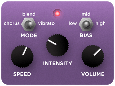 strymon UltraViolet Sample Setting - Gentle Warp